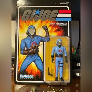 🪖 Cobra Commander GI Joe ARAH Super7 Reaction Figure Enemy Leader 2021 🪖